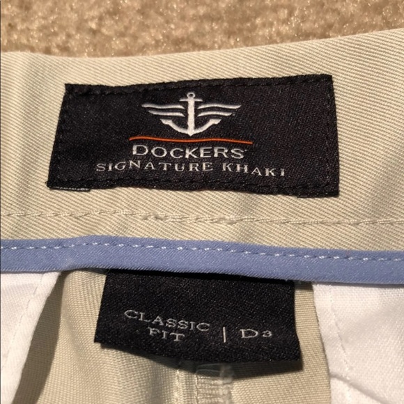 Dockers Classic Fit Flat Front Khakis - Picture 3 of 4